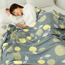 DecorBites™ Cotton Gauze Boho Throw Blanket - Cozy Bedspread & Sofa Cover