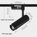 DecorBites™ Adjustable Focus Industrial Black Track Spotlights