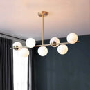 DecorBites™ Bean Glass Chandelier: Modern Magic Lighting for Kitchen Living Room Bedroom