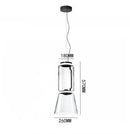 DecorBites™ Heavy Glass Modern Chandelier Pendant Lamps for Living Room, Dining Room, and Store