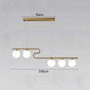 DecorBites™ Glass Ball LED Chandeliers for Home Dining Kitchen Office Decor Lighting