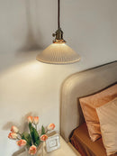 DecorBites™ Japanese Ceramics Bedside Chandelier | Designer Bedroom Lamp for Home Decor