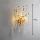 DecorBites™ Crystal LED Chandelier: Elegant Nordic Branch Design for Living Room, Hotel, Dining Area
