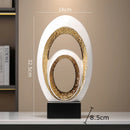 DecorBites™ Gold Abstract Art Sculpture Desk Ornaments Minimalism Aesthetics Decor