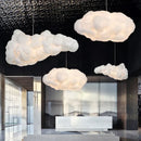 DecorBites™ Cloud Chandelier: Modern White Pendant Light for Commercial & Residential Spaces