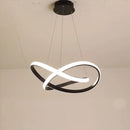 DecorBites™ Aluminum Line Pendant Light: Modern Creative Dining Room Ceiling Lamp