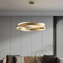 DecorBites™ Elegant Black Circle Chandeliers | Luxury Acrylic Pendant Light for Home Living Room