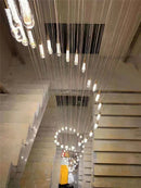 DecorBites™ Crystal LED Chandelier: Elegant Lighting for Home, Restaurant, and Bar