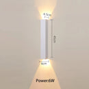 DecorBites™ LED Wall Lamp: Lone Line Up and Down Light for TV Background or Bedroom