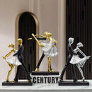 DecorBites™ Dancing Couple Sculpture: Romantic Wedding Engagement Figurine for Living Room Bedroom