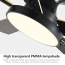 DecorBites™ 56" Low Floor Ceiling Fan Light | Indoor Living Room Chandelier | Modern Design