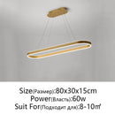 DecorBites™ LED Aluminum Ceiling Chandelier for Kitchen Living Room Modern Nordic Design