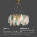 DecorBites™ Glass Chandelier Light for Living Room, Bedroom, Dining: Luxury Art Designer Lighting