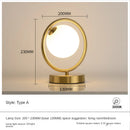 DecorBites™ Glass Ball LED Table Lamp for Stylish Bedroom Decor