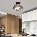 DecorBites™ Crystal Ceiling Chandelier: Modern Industrial LED Indoor Lighting Fixture