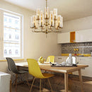 DecorBites™ American Lustre Glass Chandelier LED Pendant Light Fixture