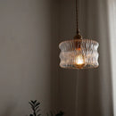 DecorBites™ Green Glass LED Pendant Light - Nordic Modern Hanging Lamp