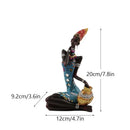 DecorBites™ Black Women Resin Art Figures for Home Decor and Statues