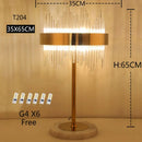 DecorBites™ Crystal Gold Floor Lamp for Bedroom & Living Room - Modern Luxury LED Light