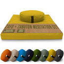 Meditation Cushion Set Zafu and Zabuton - Cotton ..Made in USA