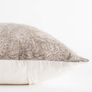 Niva Floral Block Printed Pillow Cover | Sage Green