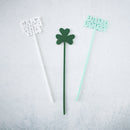 St. Patrick's Day Drink Stirrers, Set of 12