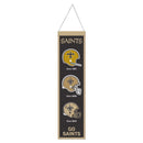 New Orleans Saints 8" x 32" Wool Banner