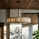 Sakhra Round Alabaster Chandelier