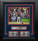 Chris Sale & Christian Vazquez Red Sox 2018 World Series 8x10 Framed Photo with Engraved Autographs
