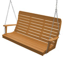 Keystone Amish Co. 5 Foot Salem Composite Poly Porch Swing, Cedar