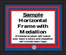 MLB Baseball Photo Picture Frame Kit - Oakland Athletics (Green Matting, White Trim)