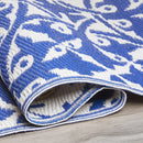 San Juan - Dark Blue Outdoor Rug for Patio FINAL SALE