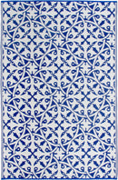 San Juan - Dark Blue Outdoor Rug for Patio FINAL SALE