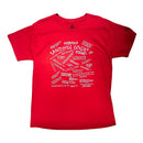 Nebraska Sandhill Logic II Shirt | Red | Multiple Sizes | Sandhills Specialty Gifts and Crafts