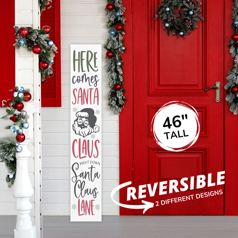 Santa Claus Christmas Porch Sign