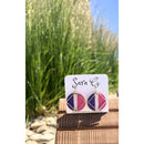Purple, Pink, Silver Earrings | Perfect For Winter Palettes | Cute Chic Earrings | Add Jazz To Any Outfit | Hypo Allergenic | Nebraska-Made