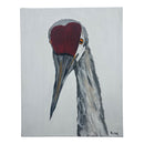 John the Crane Canvas Painting | 11" x 14" | The Painted Attic