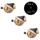 Large Snowman Head with Pipe Ornament | Pack of 3 | Bert Anderson Collection