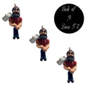 Paul Bunyan Ornament | Pack of 3 | Bert Anderson Collection