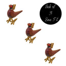 Pheasant Ornament | Pack of 3 | Bert Anderson Collection