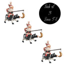 Santa with Cow Ornament  | Pack of 3 | Bert Anderson Collection