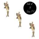 Shark Ornament | Pack of 3 | Bert Anderson Collection
