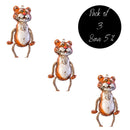 Tiger Ornament | Pack of 3 | Bert Anderson Collection