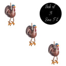 Turkey Ornament | Pack of 3 | Bert Anderson Collection