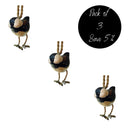 Chickadee Bird Ornament | Pack of 3 | Bert Anderson Collection