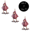 Dangly Cardinal Ornament | Pack of 3 | Bert Anderson Collection