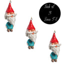 Dangly Gnome Ornament | Pack of 3 | Bert Anderson Collection