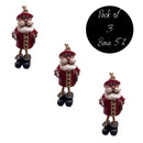 Fireman Santa Ornament | Pack of 3 | Bert Anderson Collection