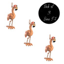 Flamingo Ornament | Pack of 3 | Bert Anderson Collection