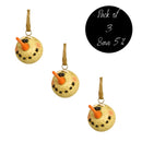 Golfball Snowman Ornament | Pack of 3 | Bert Anderson Collection